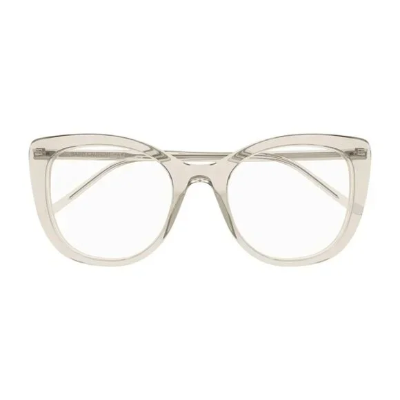 NEW SAINT LAURENT EYEGLASSES, SL778 004 BEIGE WOMEN EYEWEAR SL 778 004 Saint Laurent SL 718 Slim 004 Glasses - US main image 2